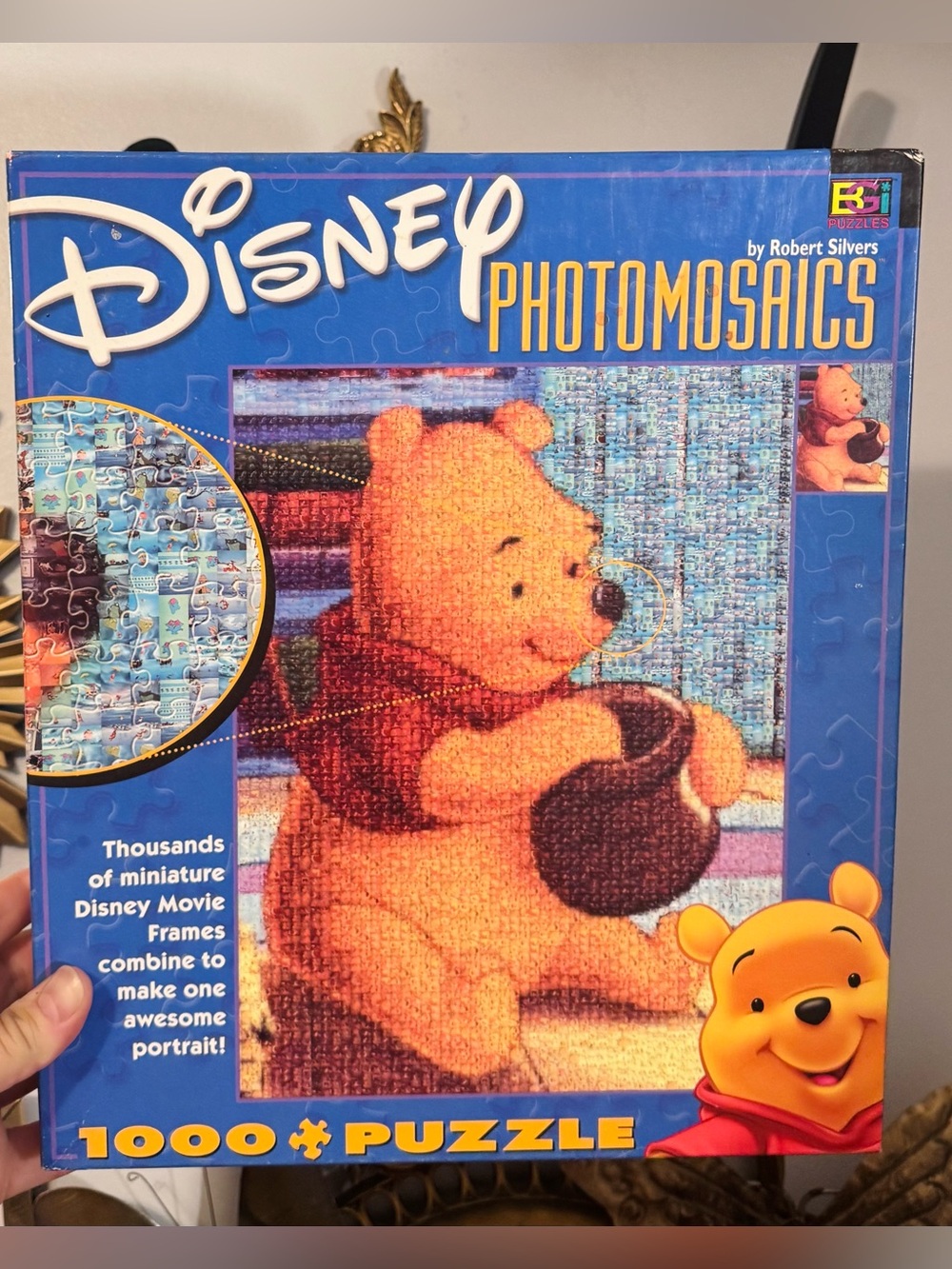 Vintage Disney Photomosaics Winnie the Pooh Jigsaw Puzzle